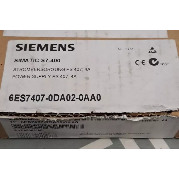 SIEMENS 6ES7407-0DA02-0AA0