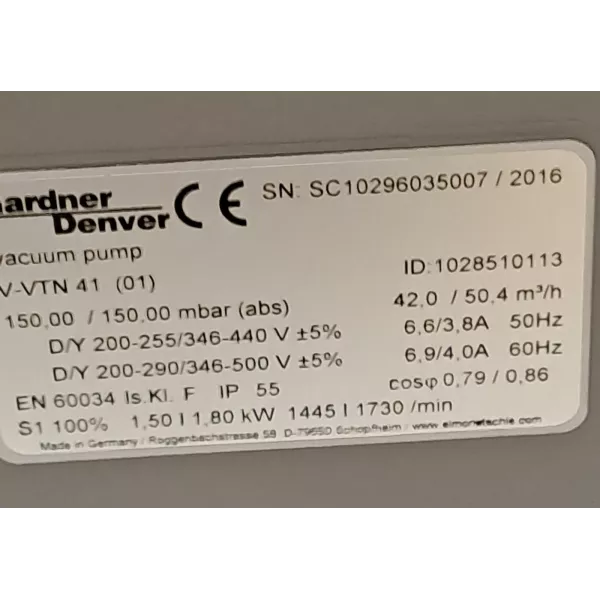 ELMO RIETSCHLE V-VTN41