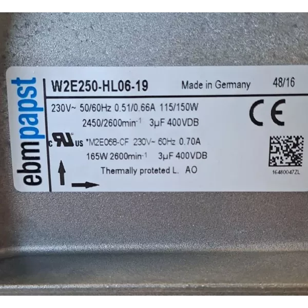EBMPAPST W2E250-HL06-19