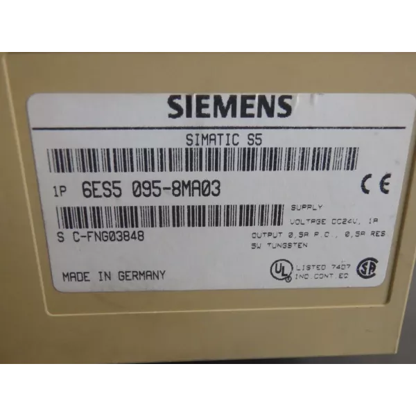SIEMENS 6ES5095-8MA03