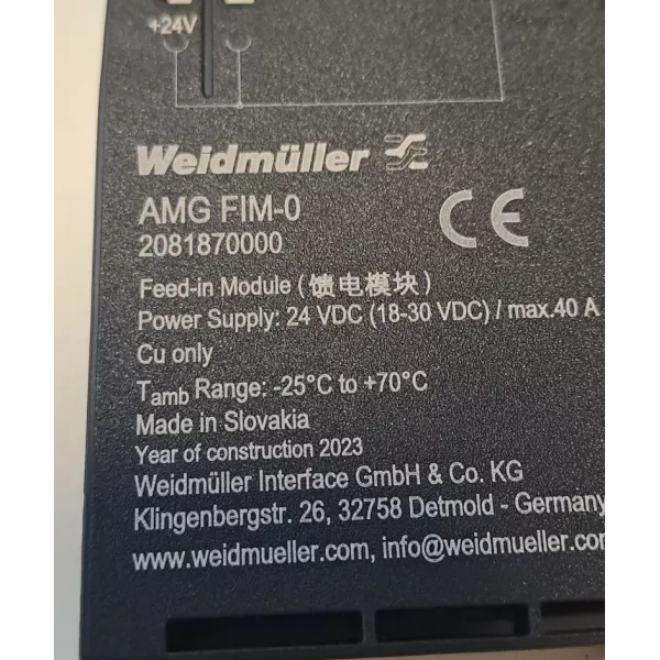 WEIDMULLER  2081870000