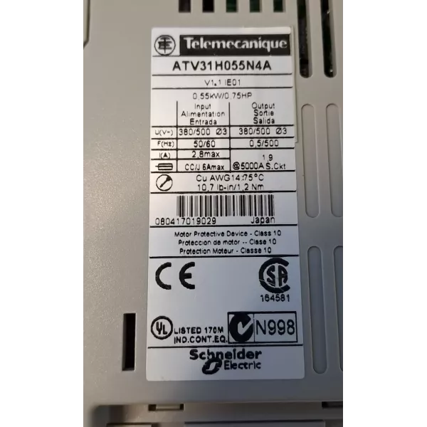 TÉLÉMATIQUE ATV31H055N4A