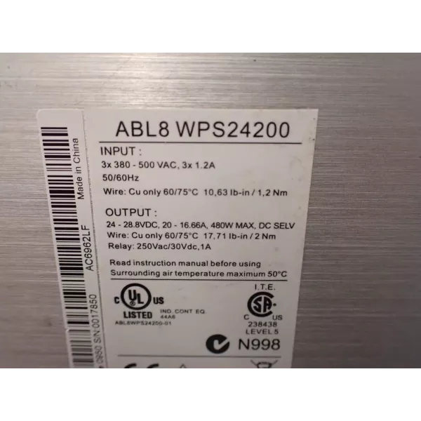 TÉLÉMÉCANIQUE  ABL8WPS24200