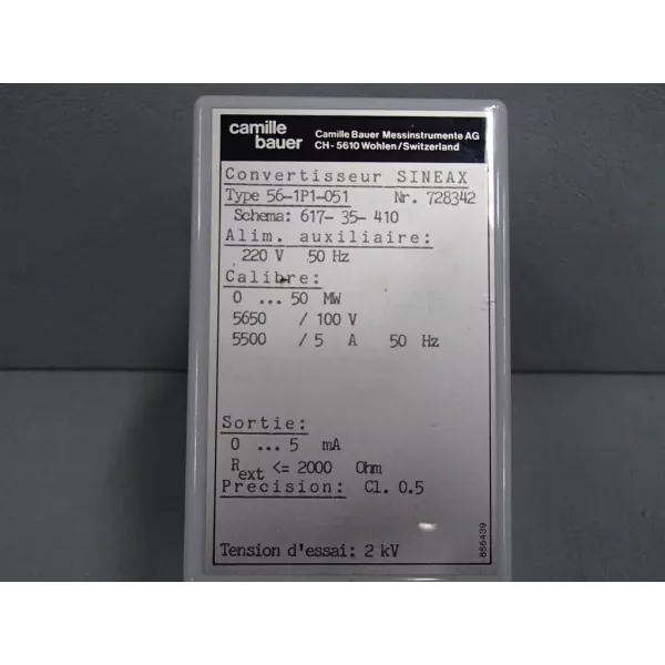 CAMILLE BAUER 56-1P1-051