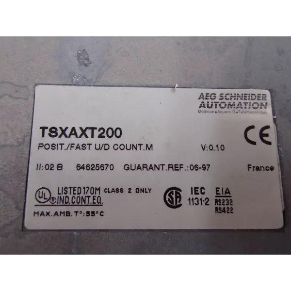 TÉLÉMÉCANIQUE  TSXAXT200