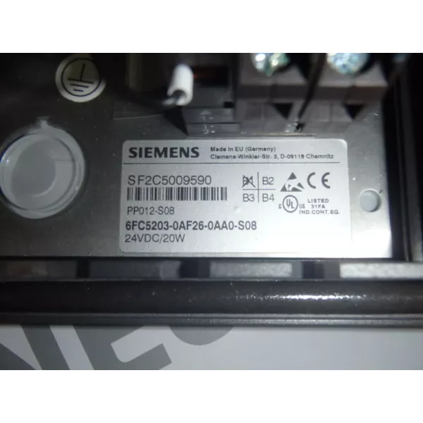 SIEMENS 6FC5203-0AF26-0AA0-S08