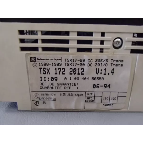 TÉLÉMÉCANIQUE  TSX1722012