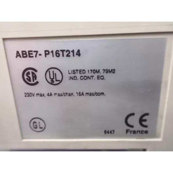 TÉLÉMÉCANIQUE  ABE7-P16T214