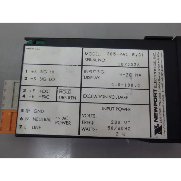 NEWPORT 205-PA1R,C1