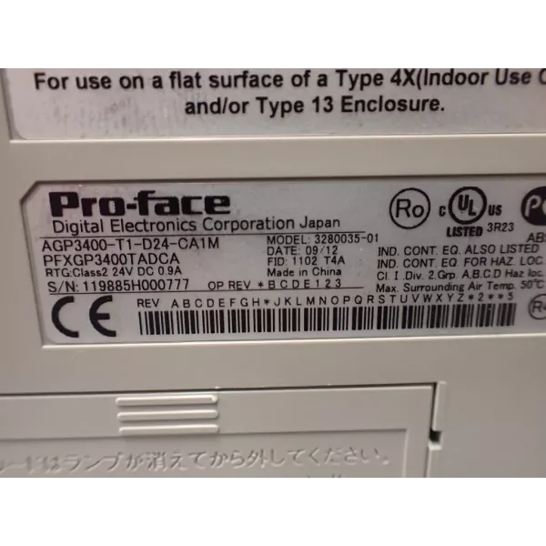 PROFACE  AGP3400-T1-D24-CA1M