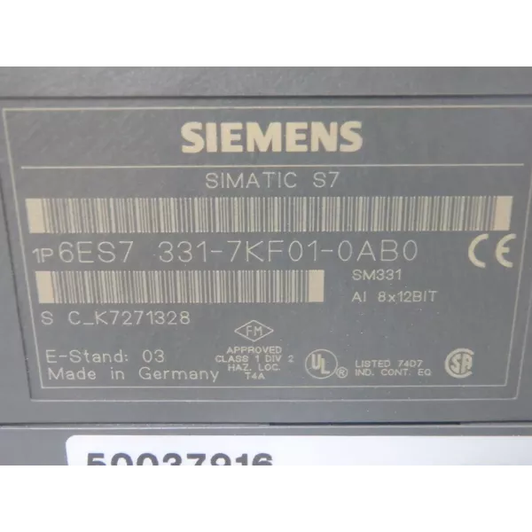 SIEMENS 6ES7331-7KF01-0AB0