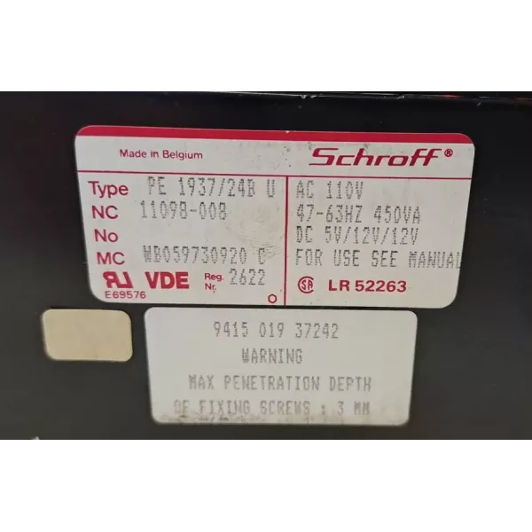 SCHROFF PE1937
