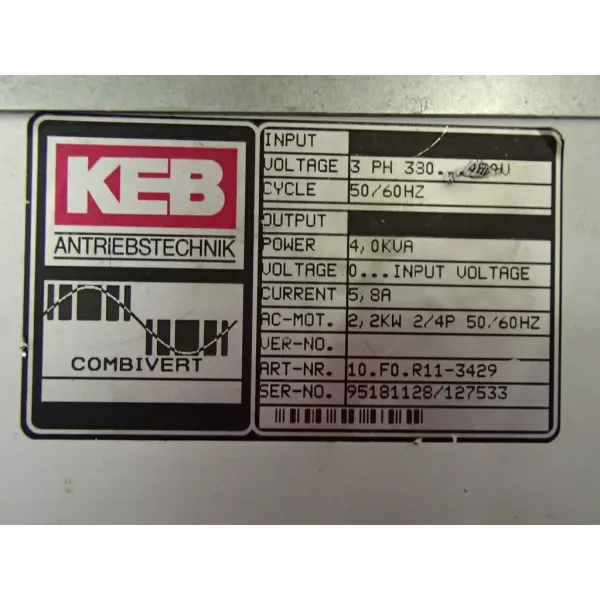 KEB 10F0R11-3429