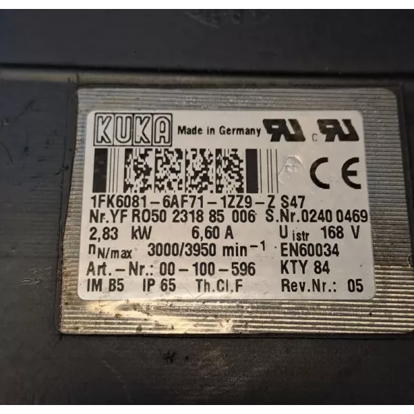 KUKA 1FK6081-6AF71-1ZZ9-ZS47