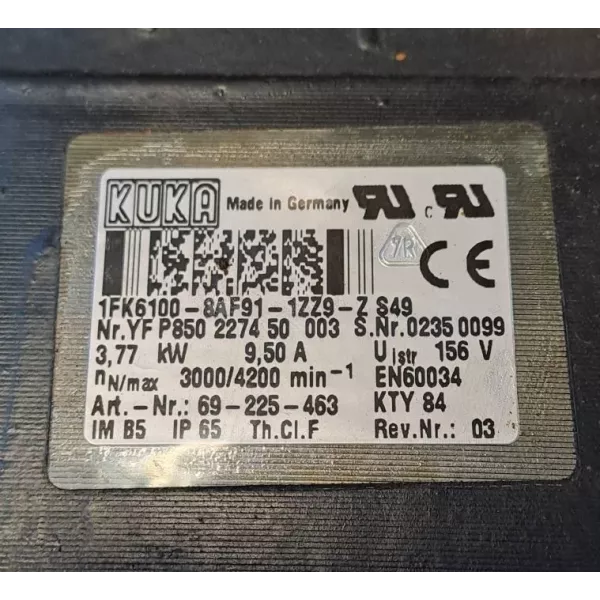 KUKA 1FK6100-8AF91-1ZZ9-ZS49