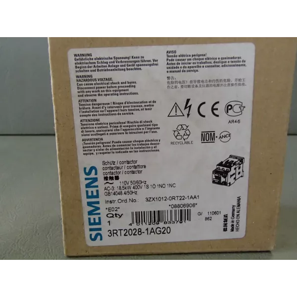 SIEMENS 3RT2028-1AG20