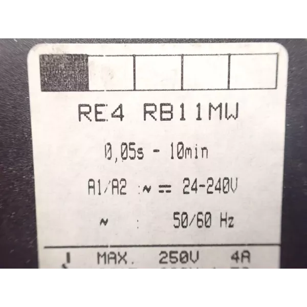 TÉLÉMÉCANIQUE  RE4RB11MW