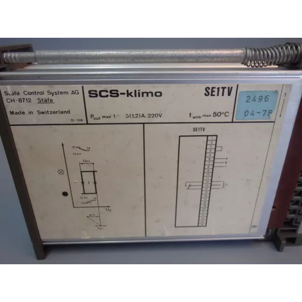 STAEFA CONTROL SYSTEM  SE1TV