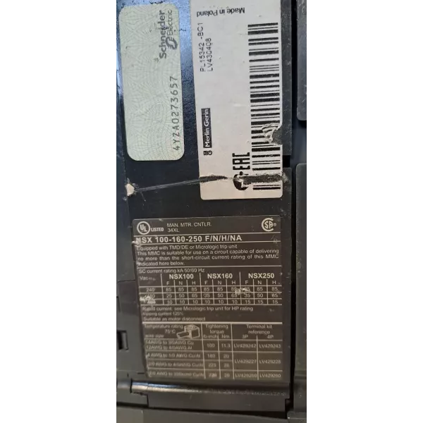 SCHNEIDER  LV430408 + COMPACT VIGI MH