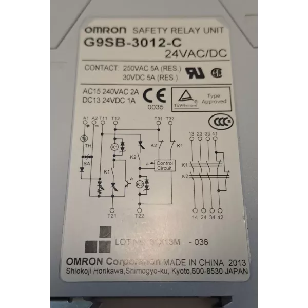 OMRON  G9SB-3012-C