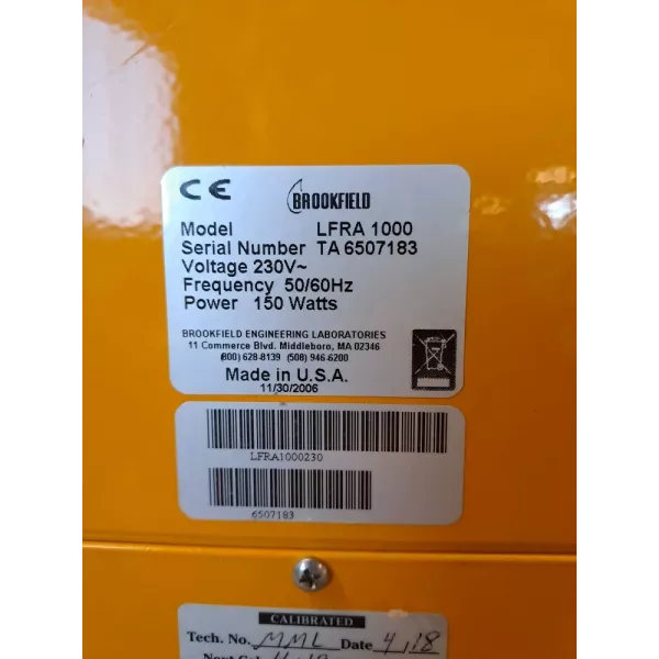 BROOKFIELD LFRA 1000