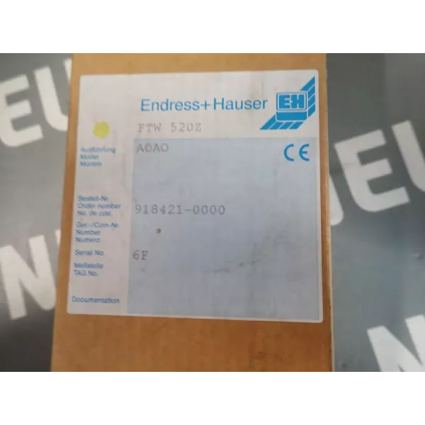 ENDRESS HAUSER  FTW520Z