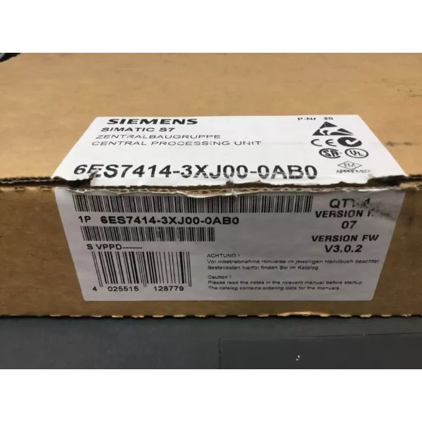 SIEMENS 6ES7414-3XJ00-0AB0