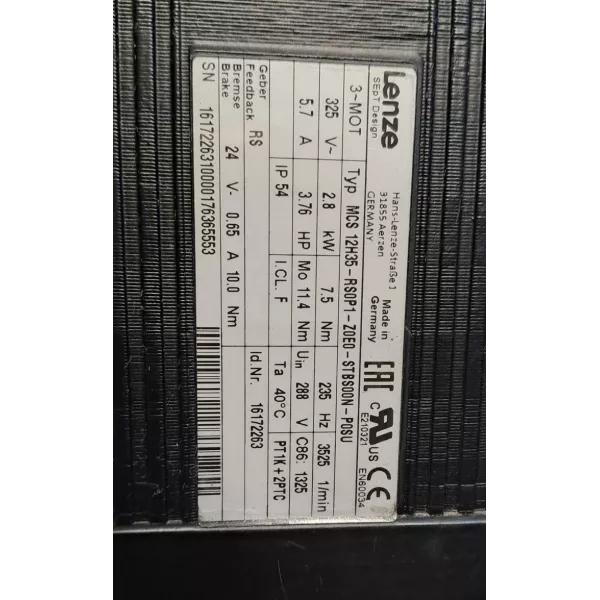 LENZE  MCS 12H35-RS0P1-Z0E0-STBS00N-P0SU