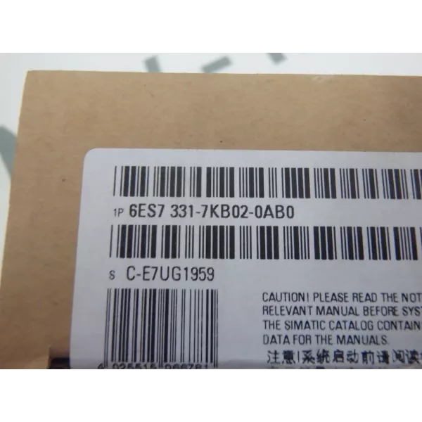 SIEMENS 6ES7331-7KB02-0AB0