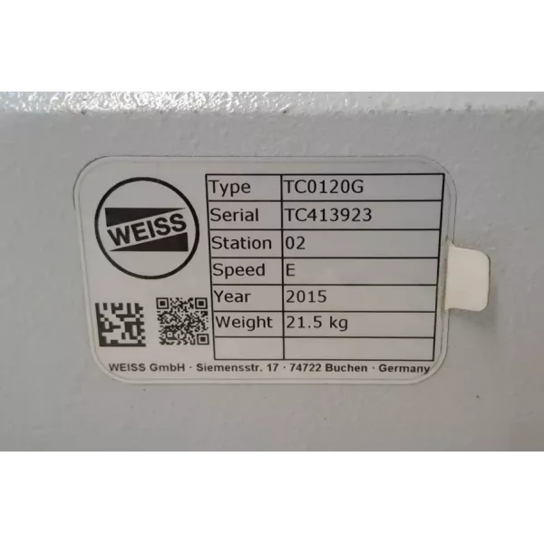 WEISS TC0120G 2 POSITIONS