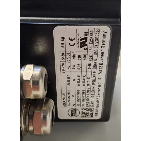 WEISS TC0120G 2 POSITIONS