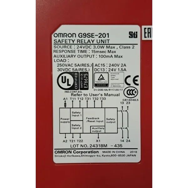 OMRON  G9SE-201
