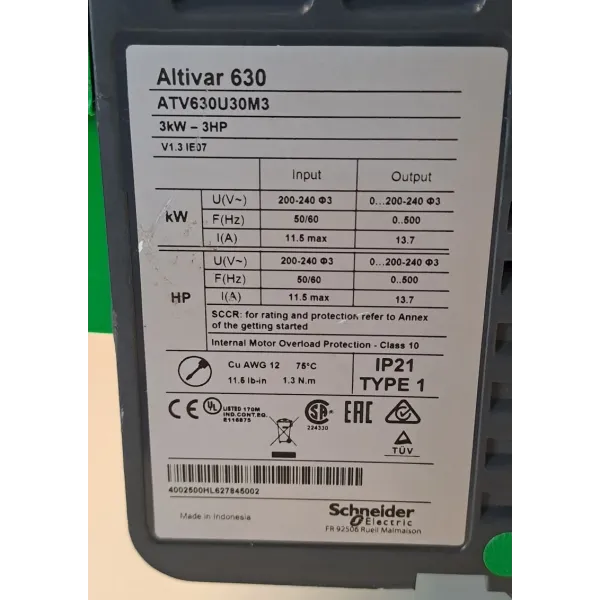 SCHNEIDER  ATV630U30M3
