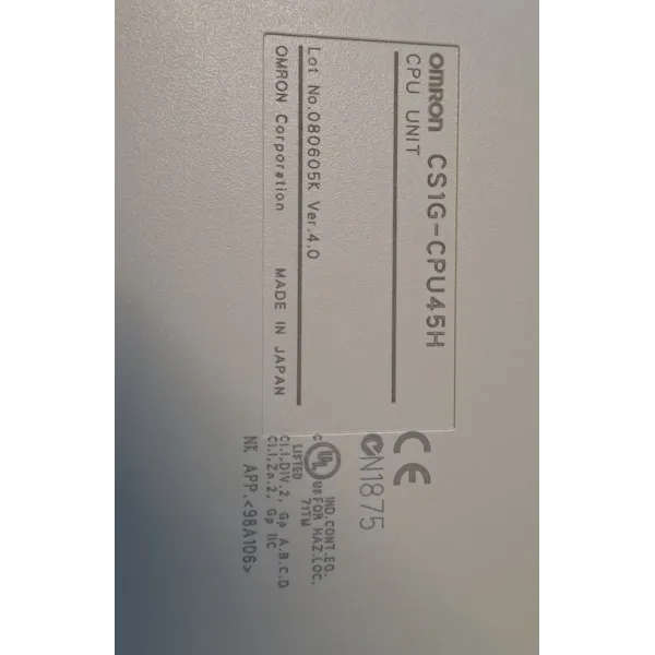 OMRON  CS1G-CPU45H