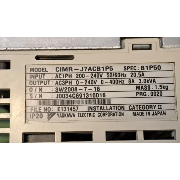 YASKAWA  CIMR-J7ACB1P5
