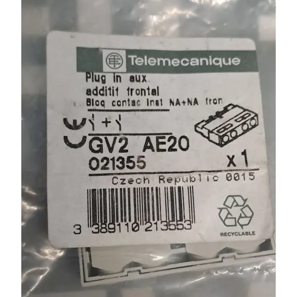 TÉLÉMÉCANIQUE  GV2AE20