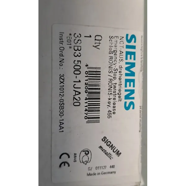 SIEMENS 3SB35001JA20