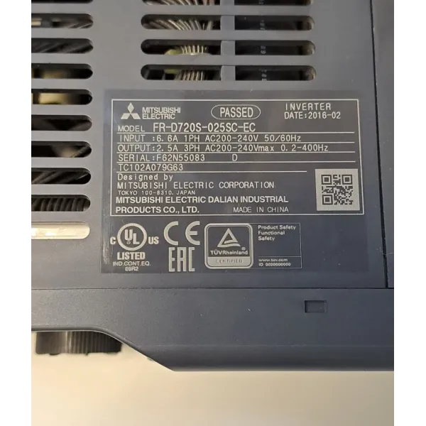 MITSUBISHI  FR-D720S-025SC-EC