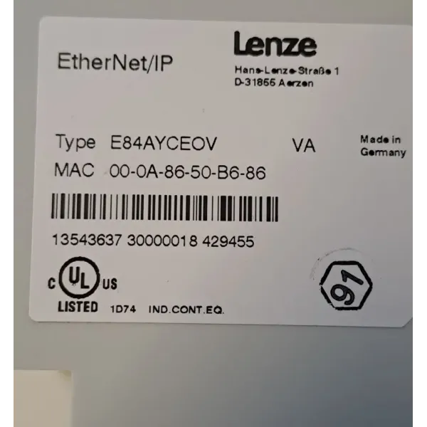 LENZE  E84AYCEOV
