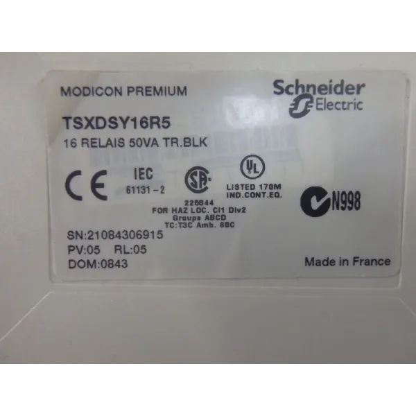 SCHNEIDER  TSXDSY16R5