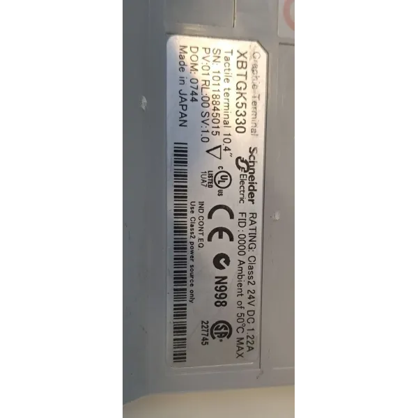 SCHNEIDER  XBTGK5330