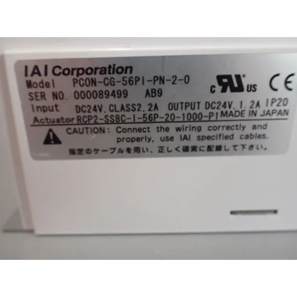 IAI CORPORATION  PCON-CG-56PI-PN-2-0