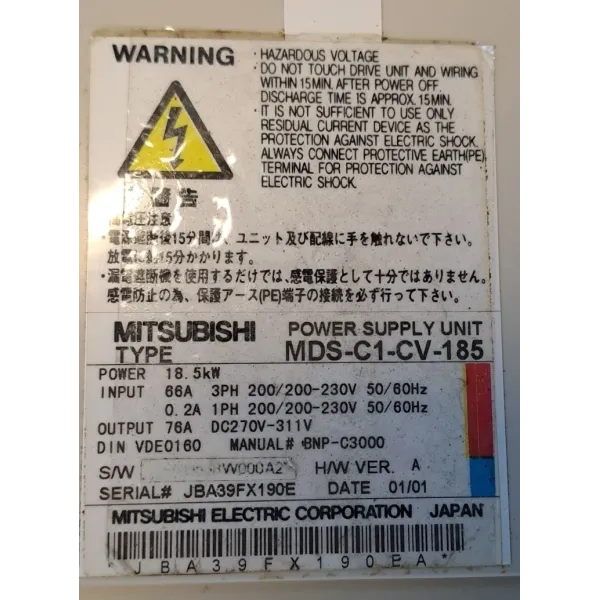 MITSUBISHI  MDS-C1-CV-185