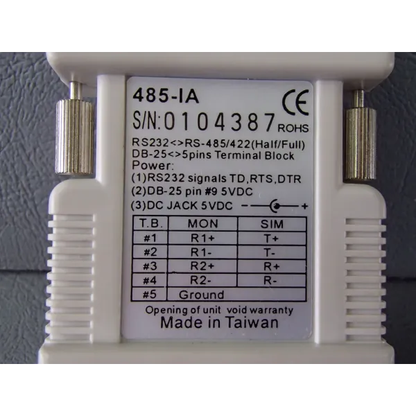 INTERFACE CONVERTER 485-IA