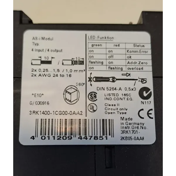 SIEMENS 3RK1400-1CG00-0AA2