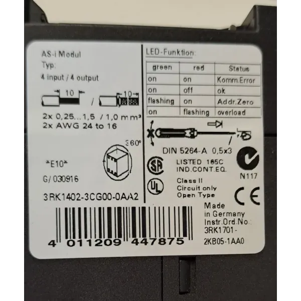 SIEMENS 3RK1402-3CG00-0AA2