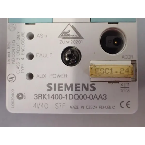 SIEMENS 3RK14001DQ000AA3