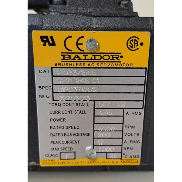BALDOR W033/1565