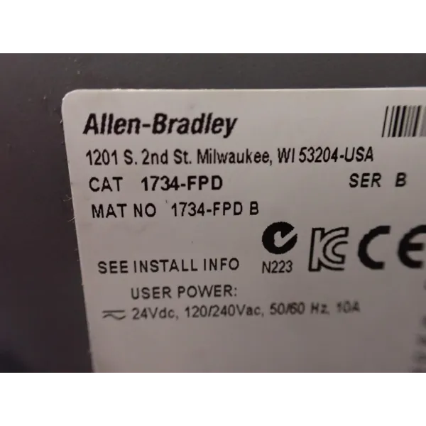 ALLEN BRADLEY  1734-FPD