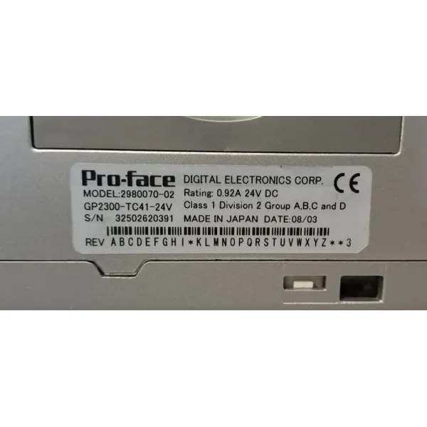 PROFACE  GP2300-TC41-24V